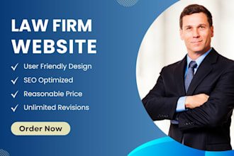 design attorney, lawyer, law firm website in wordpress