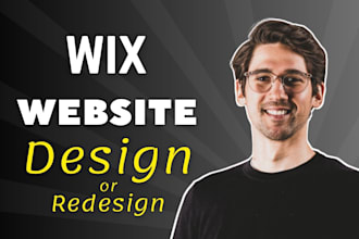 create wix website or wix website redesign or wix website design