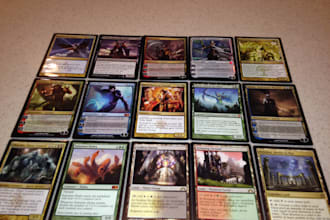 give 10 CURRENT Magic The Gathering cards and 1 rare