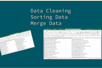 do clean data,sorting and merge data