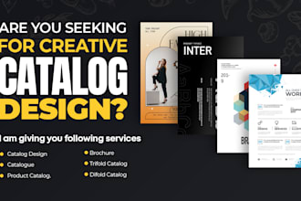 design creative premium catalog design, product catalog, catalogue