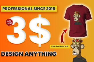 make custom and trendy t shirt design and  bulk t shirt design