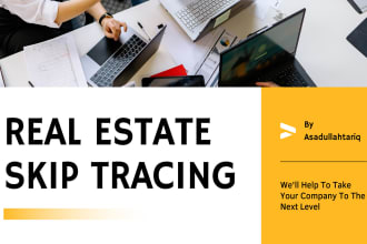 real estate skip tracing phone and email in bulk