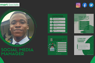 be your social media manager for your business growth