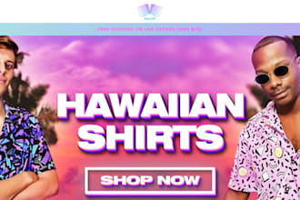 make shopify clothing store and  fashion store