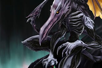 create an amazing drawing in a unique style