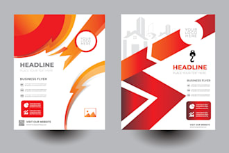 do a modern flyer design