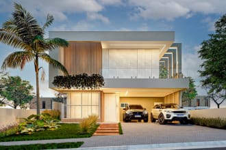 design 3d modelling interior or exterior rendering of any building
