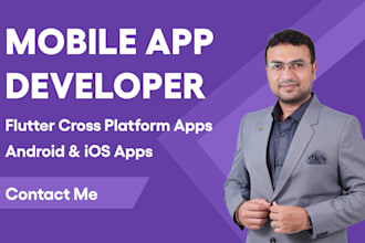 do flutter app creation reactnative developer android ios mobile app development