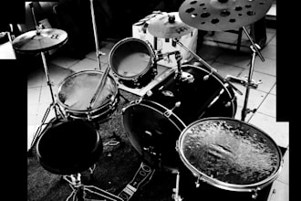 make raw garage and noise rock drumming