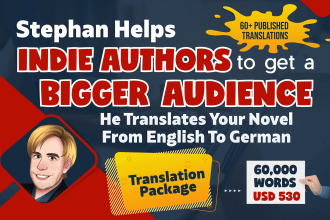 translate your novel from english to native german