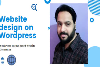 create mobile responsive and professional wordpress website