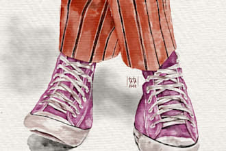 create anything with watercolor style