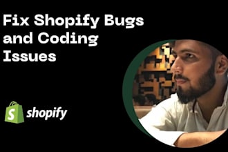 perfomed shopify coding functionalities and solves  issues