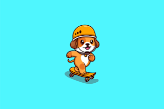 draw cute cartoon animal character