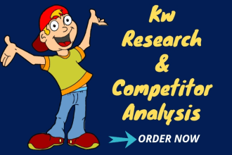 do competitor analysis and long tail keyword research for your website