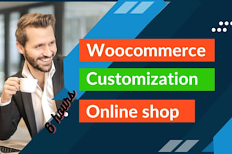 customization woocommerce website, online shop, online store