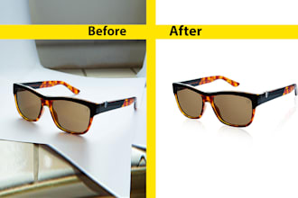 do photoshop sunglass image editing for ecommerce
