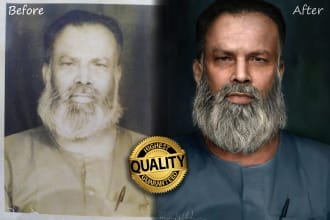 restore, colorize, and enhance old images in photoshop