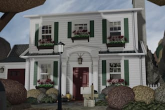 build bloxburg house for cheap
