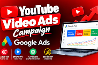 manage youtube and google ads video ad campaigns for growth