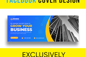 design professional facebook cover photo banner