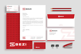 design business card, letterhead, and stationery items, pro graphic designer