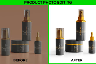 do professional product photo editing and retouching