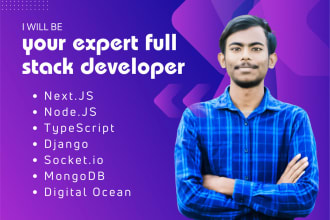 be your full stack developer for nextjs, nodejs, typescript