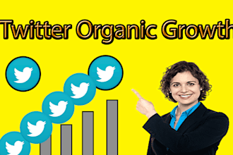 do fast organic twitter growth, promotion or marketing
