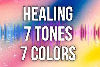 custom 7 color healing soundtracks aligned with chakra frequencies