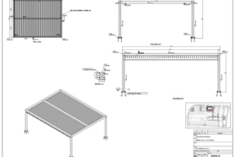 create steel canopy and pergola design and fabrication