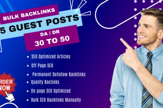 write and publish 15 high authority dofollow guest post