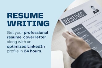 deliver a professional resume writing service to project managers