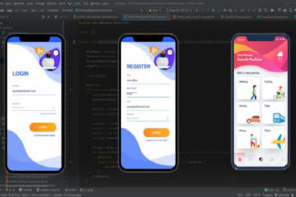 design android app xml layouts frontend and UI in android studio