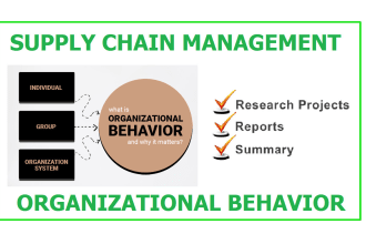 handle supply chain management and organizational behavior tasks