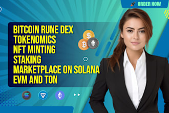 create solana token presale dapp, defi, dex, nft minting, staking, marketplace