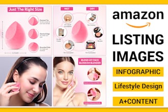 provide amazon photo editing and design amazon product listing images