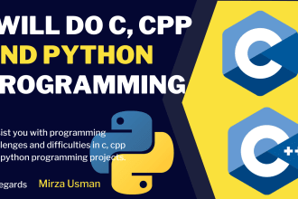 create python, c and cpp programs