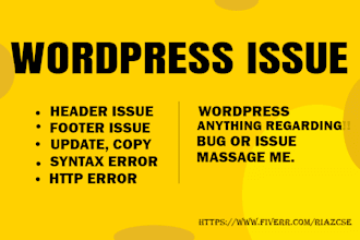 wordpress website issues, plugin conflicts, database, loading errors