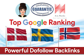do norwegian, swedish, danish SEO with quality norway, sweden, denmark backlinks