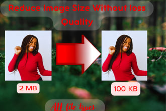 enhance, compress or reduce image size, optimize image