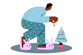 create vector flat illustration for brand, website, blog, animation