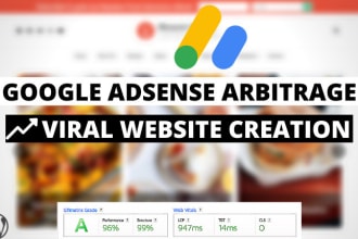 create a complete viral adsense arbitrage website