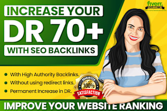 increase domain rating ahref DR using high quality white hat SEO backlinks