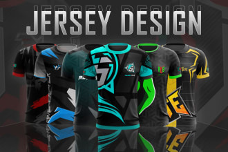 do custom sublimation esports and sports jersey design