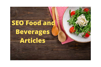 write SEO local food, and travel articles or blogposts