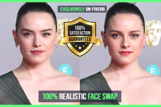 accurate face swapping or head swap on your photo
