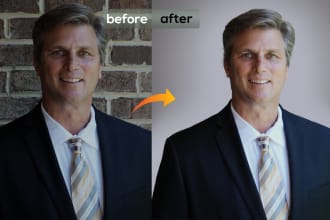 do professional business, corporate headshot retouch and edit in 6 hours