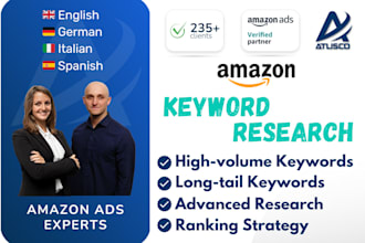 do a keyword research for your amazon listing